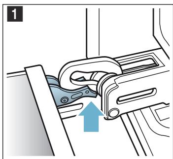 SIEMENS IQ700 - Décrocher la porte de l'appareil - 1