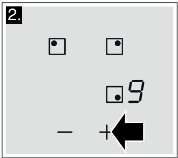 SIEMENS EH631FJB1E - Selezionare la zona di cottura e il livello di potenza - 2