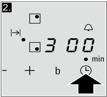 SIEMENS EH631FJB1E - Programmeren van de kooktijd. - 1