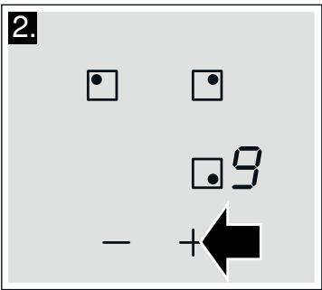 SIEMENS EH631FJB1E - Selectionner la zone de cuisson et le niveau de puissance - 2