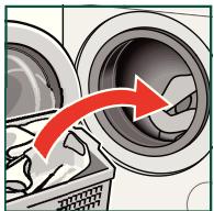 SIEMENS IQ 800 WM14Y540FF - Choisissez un programme et introduisez le linge dans le tambour - 6