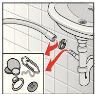 SIEMENS IQ 800 WM14Y540FF - Flexible d'écoulement bouché au niveau siphon - 1