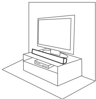 LG NB3530A - Installation de la barre de son - 1