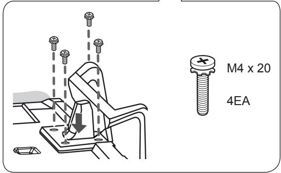 LG 47LM640S - Attaching the stand - 18