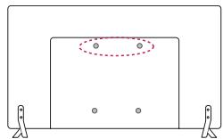 LG 40UB800V - Securing the TV to a wall - 1
