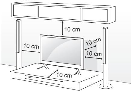 LG 40UB800V - Montaggio su un tavolo - 1