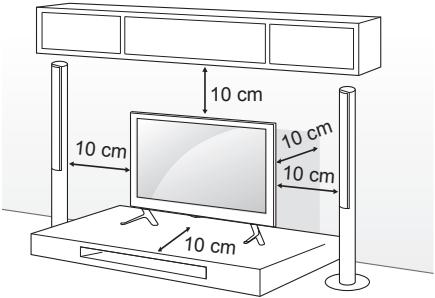 LG 40UB800V - Montar numa mesa - 1