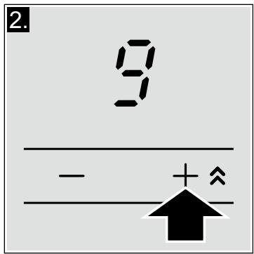 BOSCH PIL615R14E - Die Kochstufe auswahlen. - 2