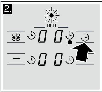 BOSCH PKF645R14E - Réglage de la durée - 1