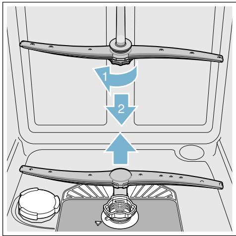 BOSCH SMS68TI01E SUPER SILENCE PLUS - Bras d'aspersion - 1