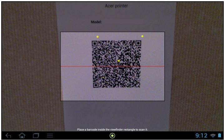 ACER ICONIA TAB W700P - Numériser un code QR - 2