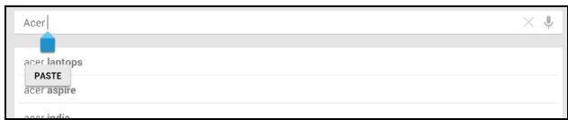 ACER ICONIA TAB W700P - Insérer du texte - 3