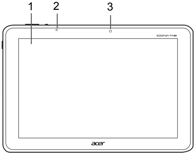 ACER ICONIA TAB W700P - Vue arrête - 1
