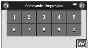 NIKON COOLPIX S6300 - Touchez le chiffre correspondant au nombre de copies souhaite (neuf maximum) et touchez OK. - 1