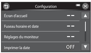 NIKON COOLPIX S6300 - Affichage du menu configuration - 3