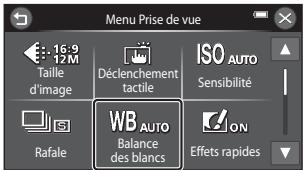 NIKON COOLPIX S6300 - Utilisation de l'option Pré-réglage manuel - 1
