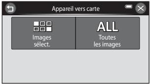 NIKON COOLPIX S6300 - Touchez l'option de copie souhaitation. - 1