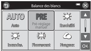 NIKON COOLPIX S6300 - Utilisation de l'option Pré-réglage manuel - 2