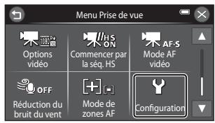 NIKON COOLPIX S6300 - Affichage du menu configuration - 1