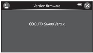 NIKON COOLPIX S6300 - Version firmware - 1