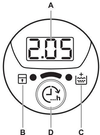 FAURE FWQ61229WC - AFFICHAGE - 1