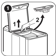 FAURE FDH7332P2C - Nettoyage du distributeur de produit de lavage - 1