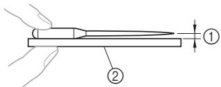 BROTHER RH-137 - Vérification correcte de l'aiguille - 1