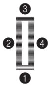 BROTHER RH-137 - Abaissez le levier boutonnières et poussez-le délicatement vers l'arrière. - 2