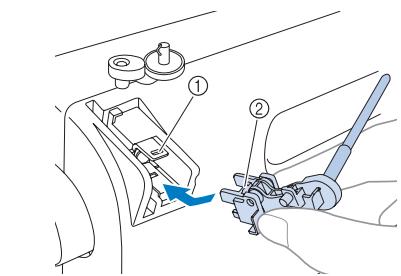 BROTHER DS-140 - Installation du porte-bobine - 1