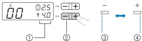 BROTHER DS-140 - ■ Modification de la position de l'aiguille - 1