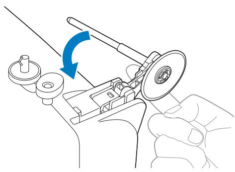 BROTHER DS-140 - Rangement du porte-bobine - 1