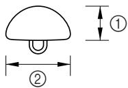 BROTHER DS-140 - Si le bouton n'entre pas dans la plaque du guide-bouton - 2