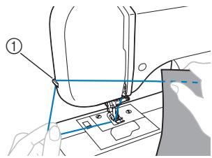 BROTHER DS-140 - Démarrage du travail de couture - 9