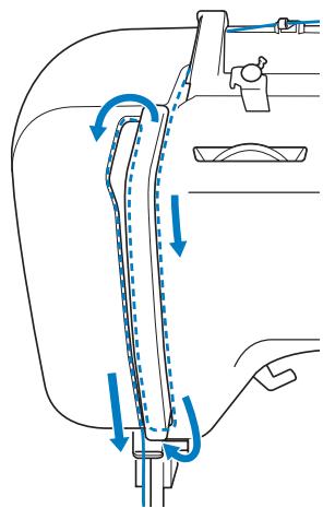 BROTHER DS 140 - Enfilez le fil supérieur comme illustré CIDessous. - 1
