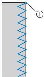 BROTHER DS 140 - Utilisation du pied zigzag - 2