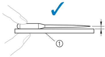 BROTHER DS 140 - Aiguille correcte - 1