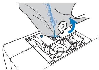 BROTHER DS 140 - Pour enlever le tissu de la machine - 5