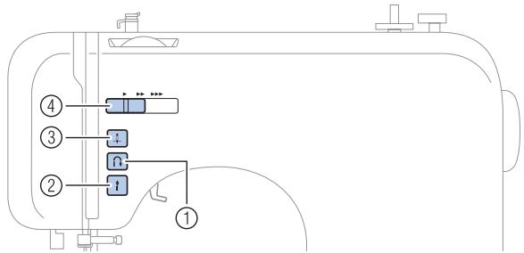 BROTHER DS 140 - Touches de fonctionnement - 1