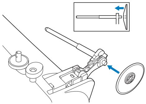BROTHER DS 140 - Rangement du capuchon de bobine - 1