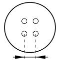 BROTHER CS 10 - Couture bouton - 1