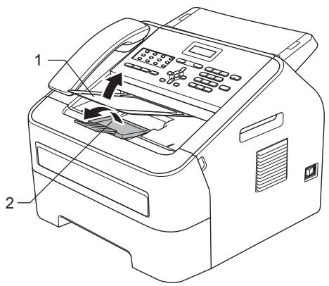 BROTHER FAX-2840 - Impression sur du papier ordinaire, du papier fin ou du papier recyclé depuis le bac à papier standard - 6