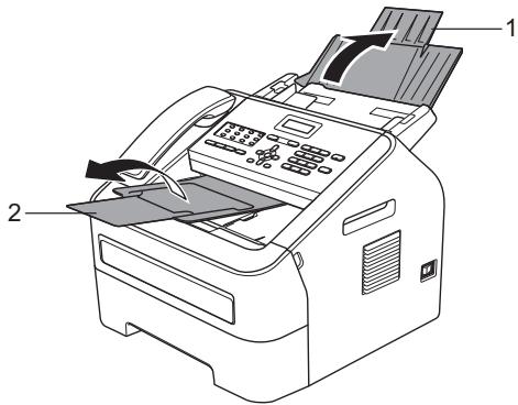 BROTHER FAX-2840 - Comment charger des documents - 2