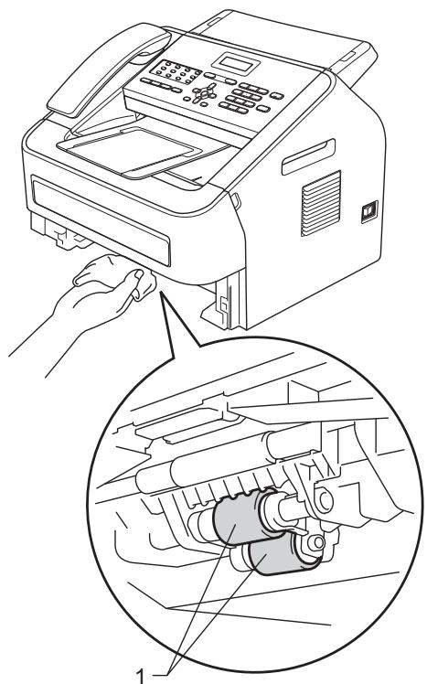 BROTHER FAX-2840 - Nettoyage des rouleaux d'entrainment du papier - 4