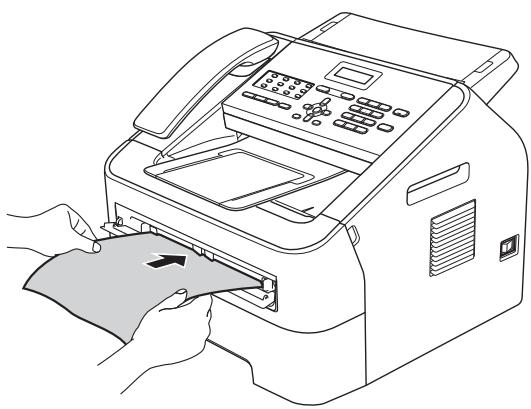 BROTHER FAX-2845 - Impression sur du papier ordinaire, du papier fin ou du papier recyclé depuis la fente d'alimentation manuelle - 4