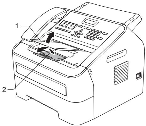 BROTHER FAX-2845 - Impression sur du papier ordinaire, du papier fin ou du papier recyclé depuis la fente d'alimentation manuelle - 1