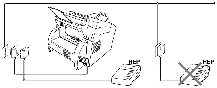 BROTHER FAX-8360P - Branchements - 1