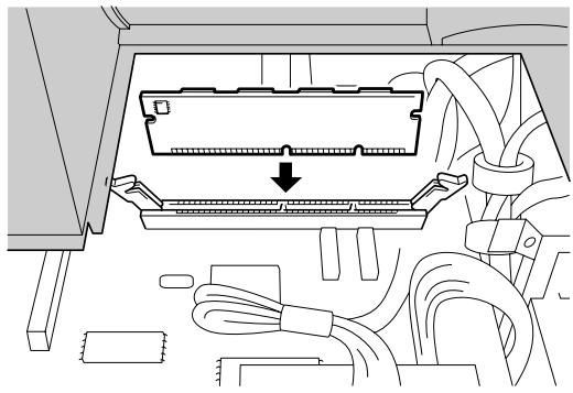 BROTHER FAX-8360P - Installer la carte de mémoire optionnelle - 7