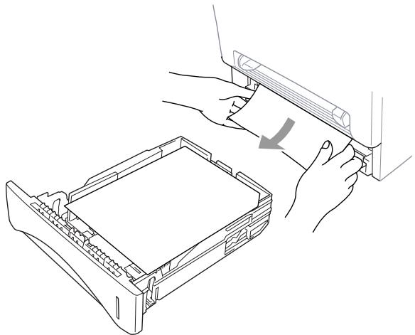 BROTHER FAX 8360P - Papier coincide dans la cassette multi-usage - 1