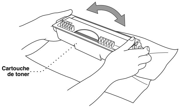 BROTHER FAX 8360P - Procedure de remplacement de la cartouche de toner - 8