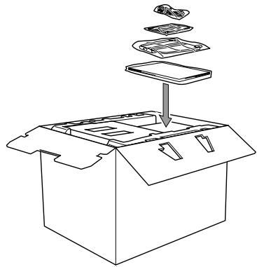 BROTHER FAX 8360P - Emballage et transport de l'appareil - 9